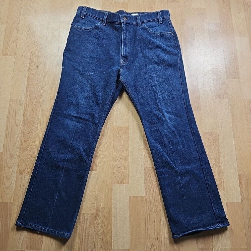 Levi's Vintage Jeans Mens 38x29 Blue Denim Straight Leg Orange Tab Made in USA